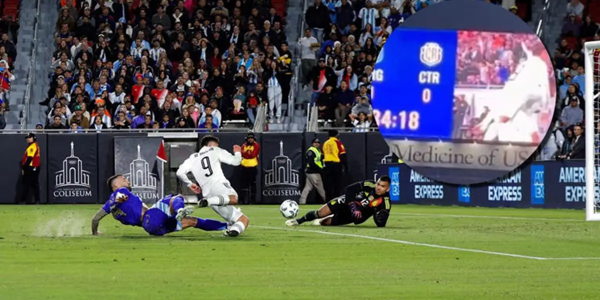El exjugador del Deportivo Saprissa salió contento por anotarle un gol a la Campeona del Mundo
