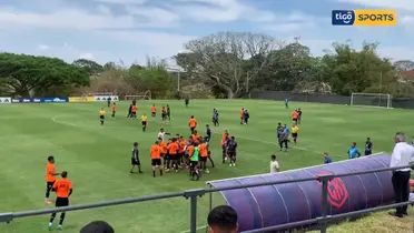Jugadores del Puerto defendieron aun chamaco de la Sub-20