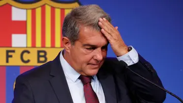 Presidente del Barcelona molesto tras lo sucedido en el clásico. Foto:AFP.