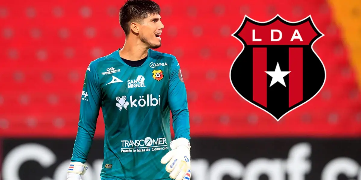 Aarón Cruz en un partido de Herediano. Foto: LN.