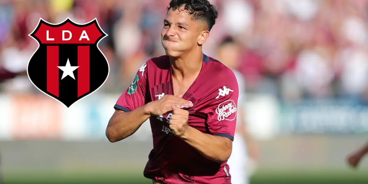 Al jugador hasta le dieron un regalo rojinegro