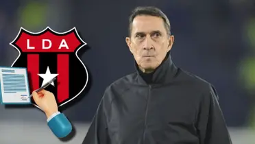 Alexandre Guimaraes después de un partido con Alajuelense. Foto: Fútbol Centroamérica.