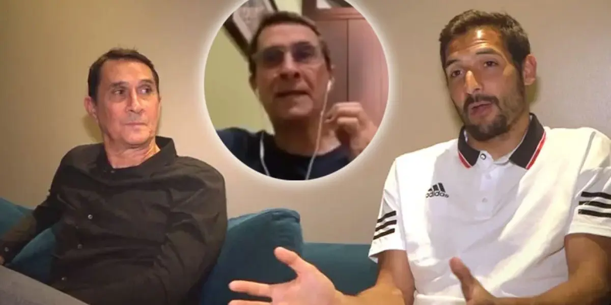 Celso Borges junto a su padre Alexandre Guimaraes.