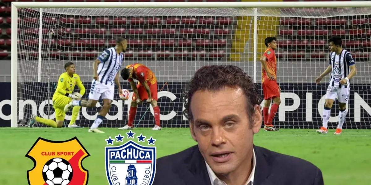 Comentarista deportivo no tuvo piedad con el Team por terminar con cinco goles en contra en el partido de ida