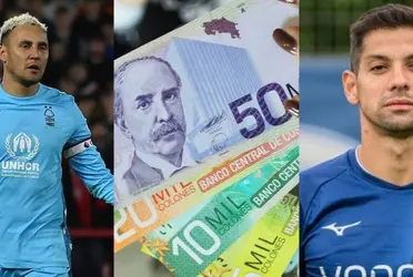 Cristian Gamboa tiene un sueldo que contrasta con la realidad de Navas en el PSG.