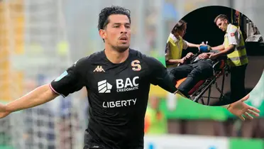 Delantero morado se llevó los aplausos por ayudar a un morado en las graderías