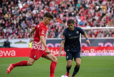 El carrilero nacional fue titular en la actividad de la Bundesliga.
