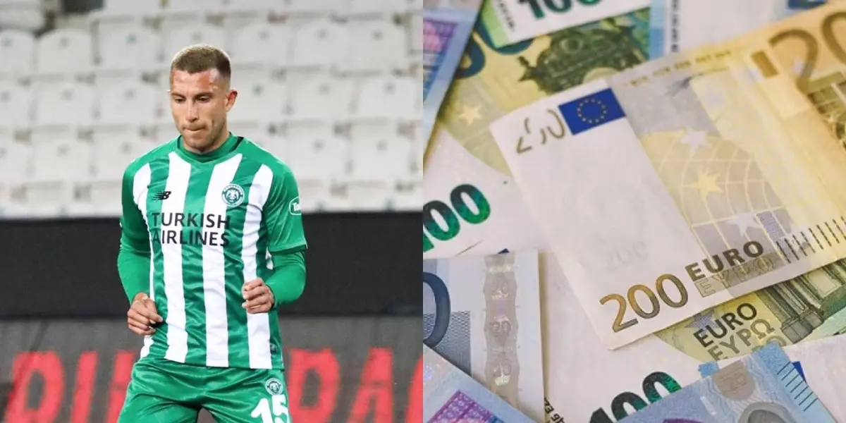 El defensor del Konyaspor de Turquía tiene un sueldo para apenas vivir en Turquía