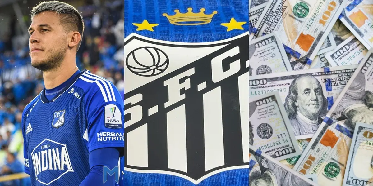 El defensor nacional se acerca al Santos de Brasil.