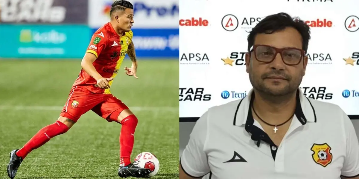 El extremo rojiamarillo tiene problemas con la directiva de Herediano.