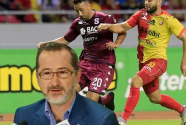 El jerarca del Deportivo Saprissa encendió a la afición de Herediano con sus últimas declaraciones.