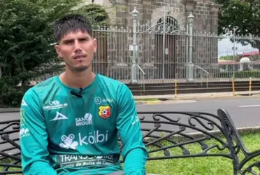 El meta de los rojiamarillos se ve sacando la llave el miércoles en el Morera Soto.