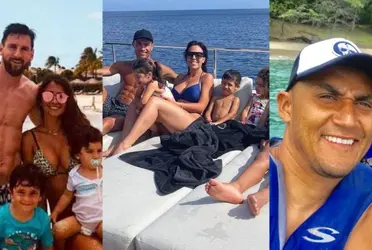 El meta nacional está de vacaciones en Costa Rica con su familia.