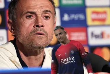 El técnico del París Saint Germain ha dejado muy en claro que no va de la mano con Keylor Navas.