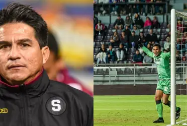 El timonel de los morados vuelve a hacer cambios en su portería.