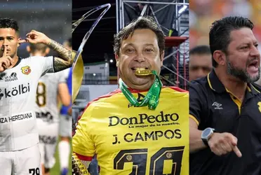 El timonel Jeaustin Campos ya sabe como lidiar con el tema de Gerson Torres en Herediano.