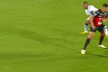 El zaguero manudo jugó de gratis parte de la vuelta ante Cartaginés