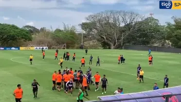 Equipos de la Primera División protagonizaron bochornoso pleito en la Fedefútbol