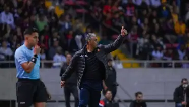 Estratega culminó el encuentro con un sinsabor, ya que su club no goleó