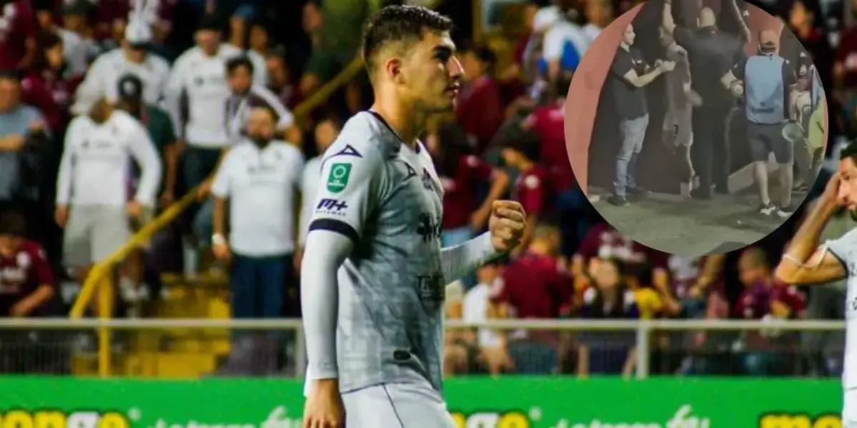 Fernán Faerron saliendo del estadio Ricardo Saprissa. Foto: Fútbol Centroamérica.