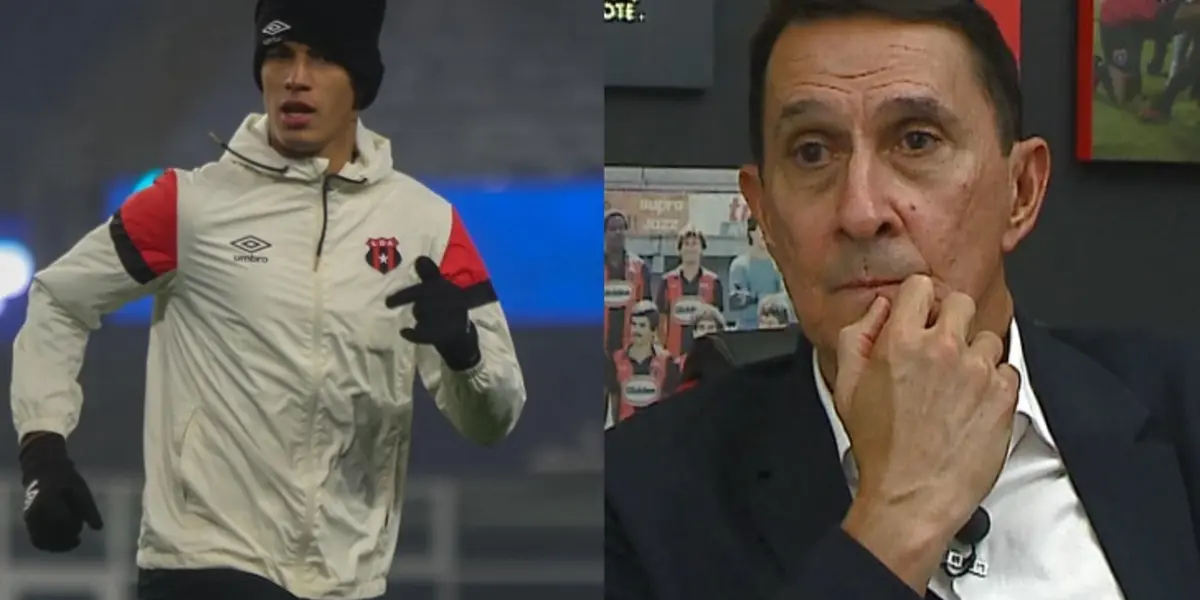 Fernando Lesme al lado de Alexandre Guimaraes. Foto: Everardo Herrera.