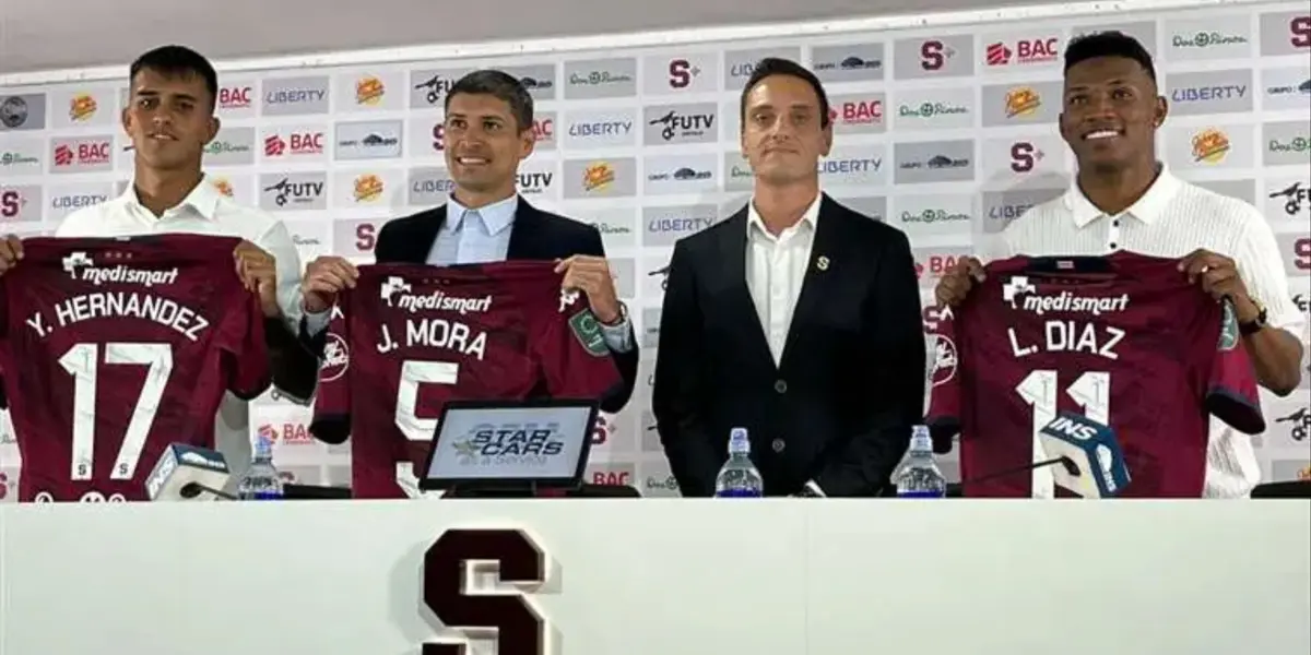 Gerente morado presentó a los nuevos fichajes del club y se acordó de los rojinegros