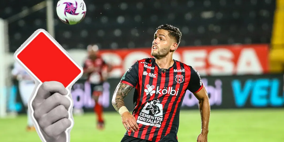 Jonathan Moya jugando con Alajuelense. Foto: LDA.