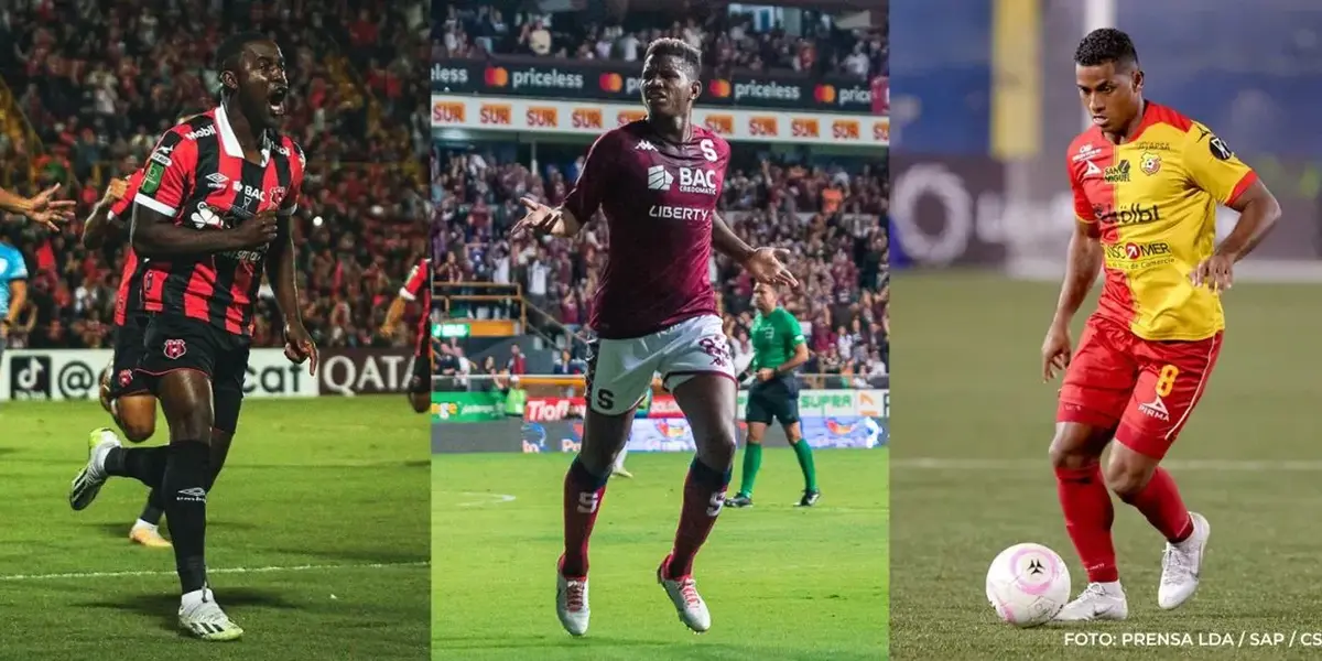 Jugadores de Alajuelense, Saprissa y Herediano