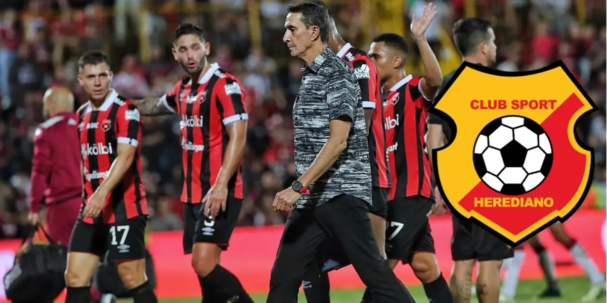 Jugadores de Alajuelense tras finalizar un partido. Foto: LT.