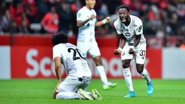 Jugadores de Herediano celebrando. Foto: Concacaf.