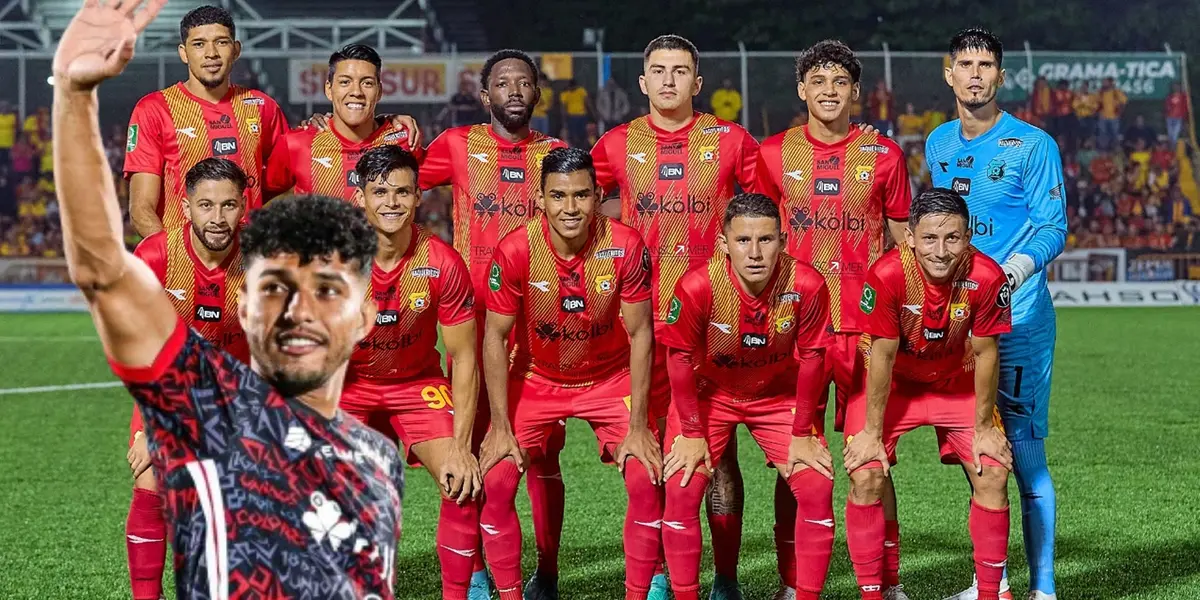 Jugadores de Herediano posando en la fotografía oficial. Foto: CSH.