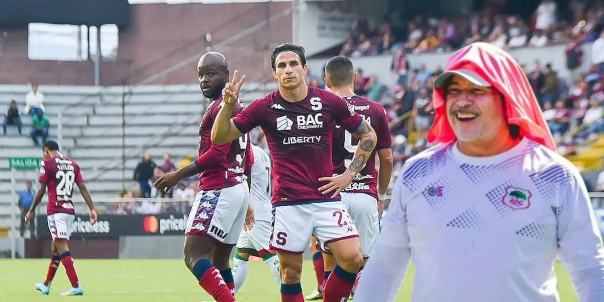 Jugadores de Saprissa celebrando gol ante ADG. Foto: SAP.