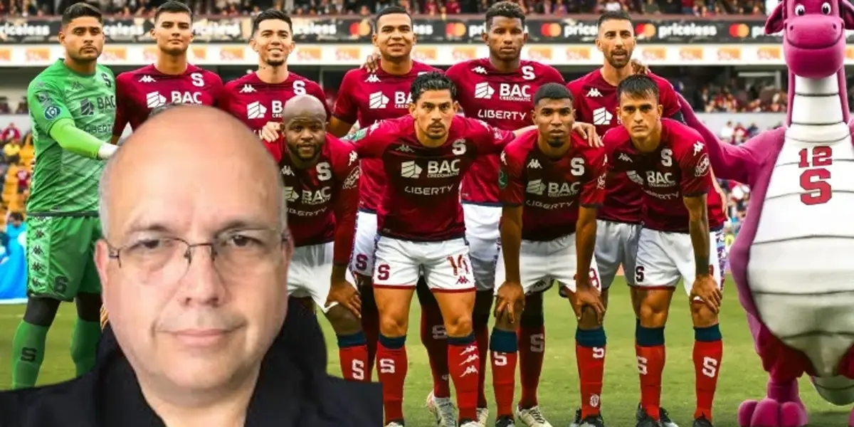 Jugadores de Saprissa posando para fotografía. Foto: SAP.