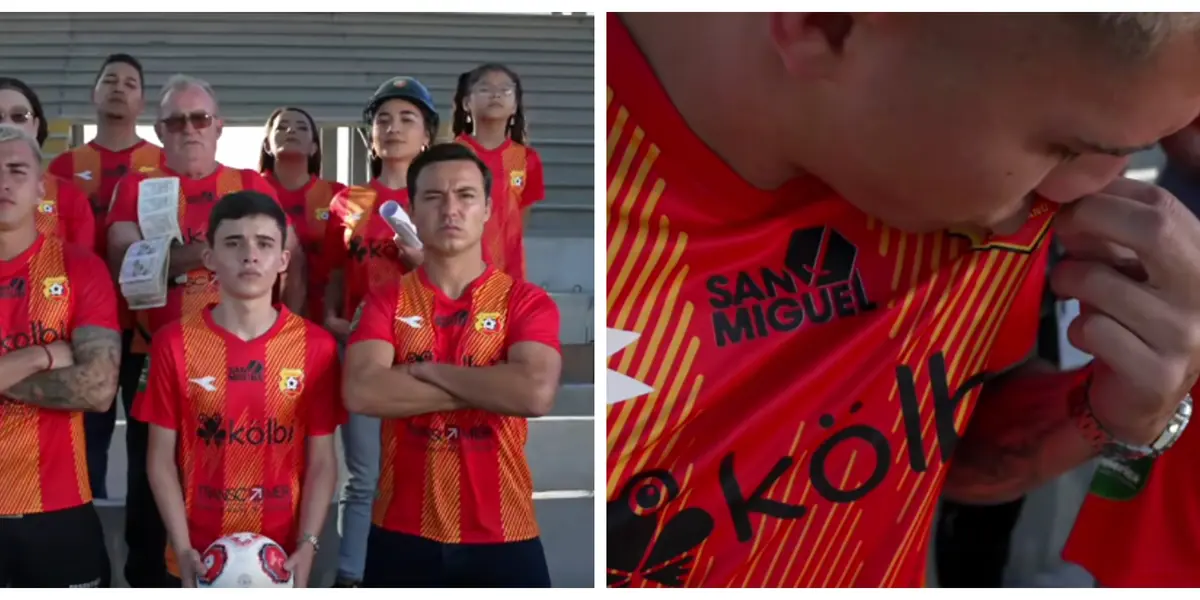 Jugadores lucieron la nueva camiseta del Herediano en redes sociales