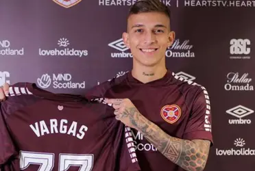Kenneth Vargas fue presentado el día de ayer como nuevo jugador del Hearts of Midlothian.