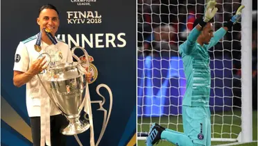 Keylor Navas, luego de ser campeón de Champions League.
