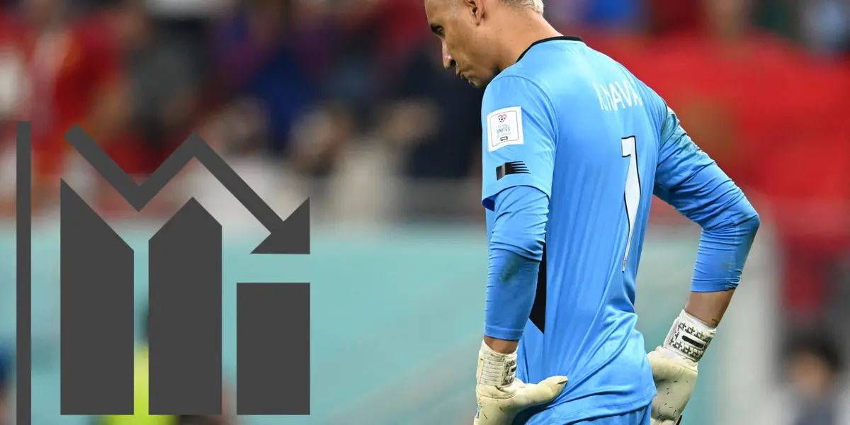 Keylor Navas pensativo después de un partido. Foto: PSG.