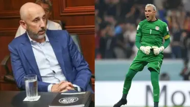 Keylor Navas y Osael Maroto. Foto: Sporting.