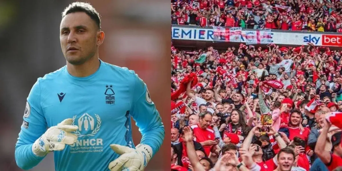 La afición del Nottingham pide casi que a gritos que Navas se quede en el equipo