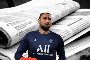 La prensa local de Francia no tuvo piedad del meta italiano tras la derrota ante el Niza.