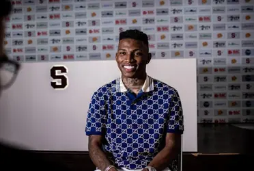Luis Díaz llega al Saprissa y brindo declaraciones sobre su nuevo club.