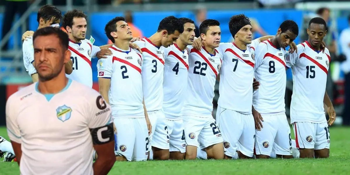 Michael umaña vistiendo la camiseta del Comunicaciones y la Sele. Foto: Diez.