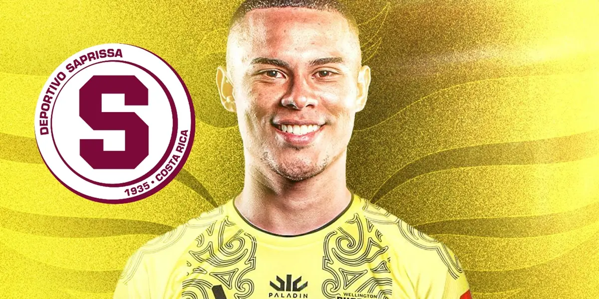 Youstin Salas con la camiseta del Wellington Phoenix. Foto: ESPN.